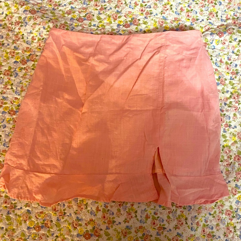 Light Pink Mini Skirt